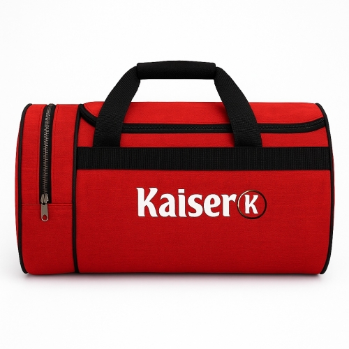 Bolsa Esportiva em Nylon com Bolso Lateral – Personalização Variada-B056B