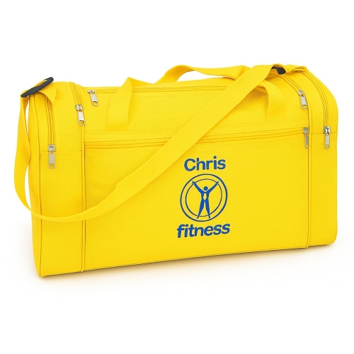 Bolsa de Viagem Média em Nylon com Bolsos Laterais – Personalizada-B101