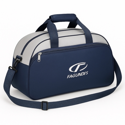 Bolsa de Viagem SP com Bolso em Lona – Personalizada-B735