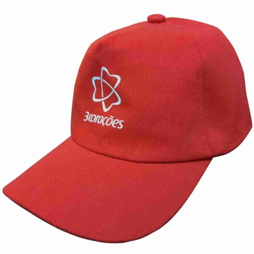 Boné Modelo Americano Personalizado – Tecido à Escolha e Silk até 4 Cores-SB002