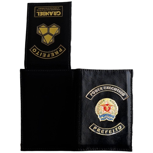Carteira em Couro com Brasão Fundido – Personalizada-013BFP