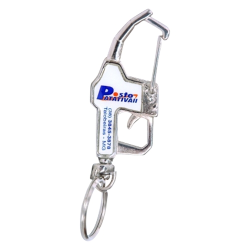 Chaveiro Bomba de Gasolina Personalizado – Mosquete com Resina Epóxi-107J