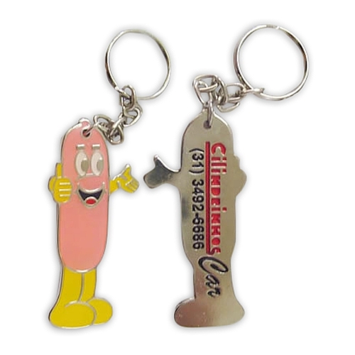 Chaveiro CFR02 Mascote – Fundido com Relevo e Recorte Personalizado-CFR01