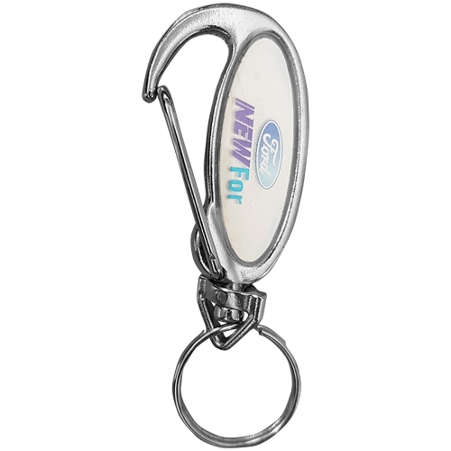 Chaveiro Mosquete Pelicano Personalizado – Resina Epóxi e Banho Níquel-107C