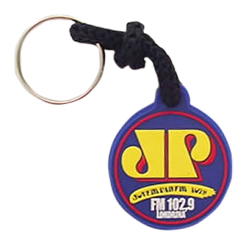 Chaveiro Placa Emborrachado – Personalizado com Alto Relevo-INP