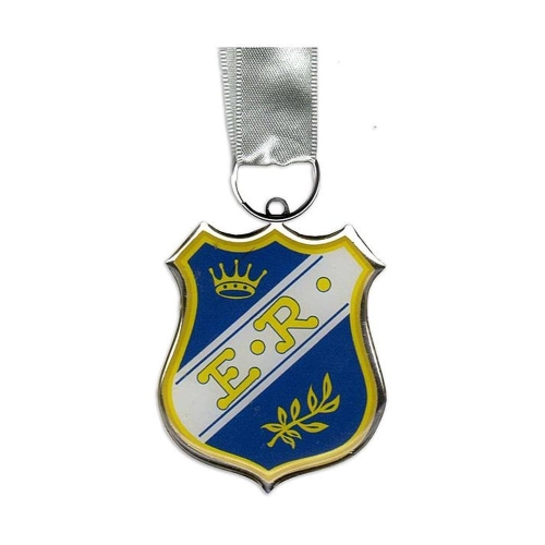 Medalha Brasão – Formato Especial com Resina Epóxi e Fita de Cetim-M29