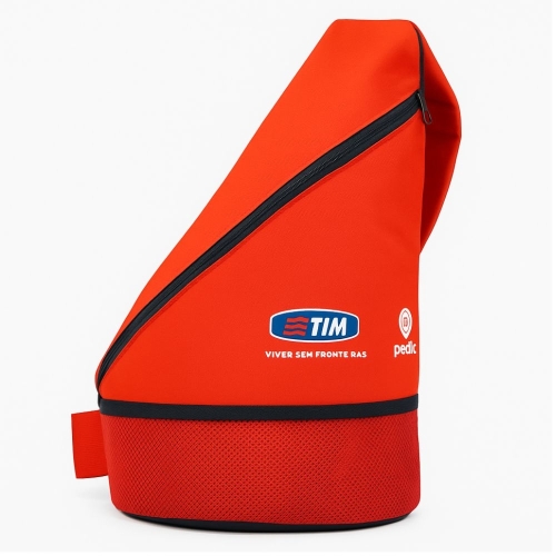 Mochila em Lona 600 com Alça Diagonal e Bolso em Tela-M300