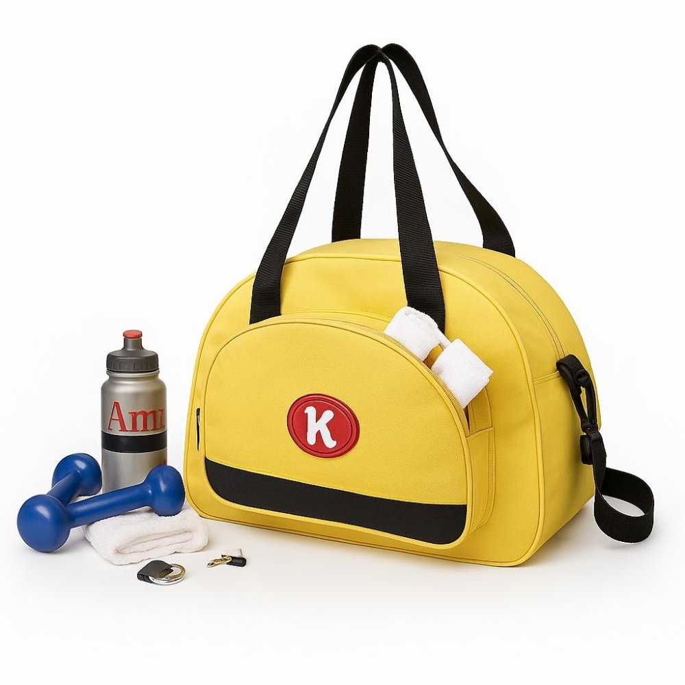 Bolsa Promocional em Nylon com Bolso Frontal – Personalizada-B28000