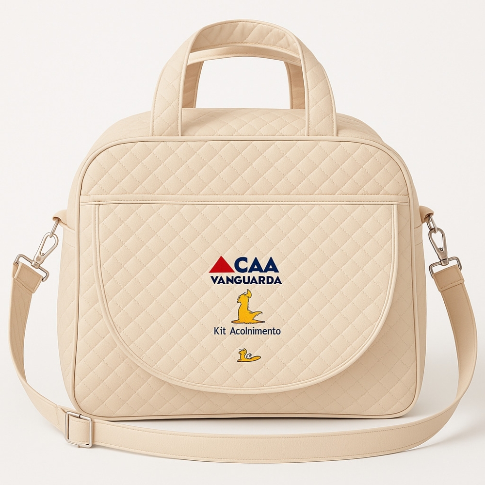 Bolsa de Bebê Metalassê com Bordado Personalizado-B330