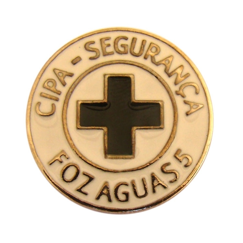 Bóton Estampado Dourado com Relevo – Corte Personalizado até 30mm