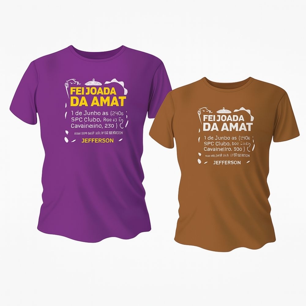 Camisas Personalizadas em Diversos Tecidos – Infantil ao XGG-CMS01