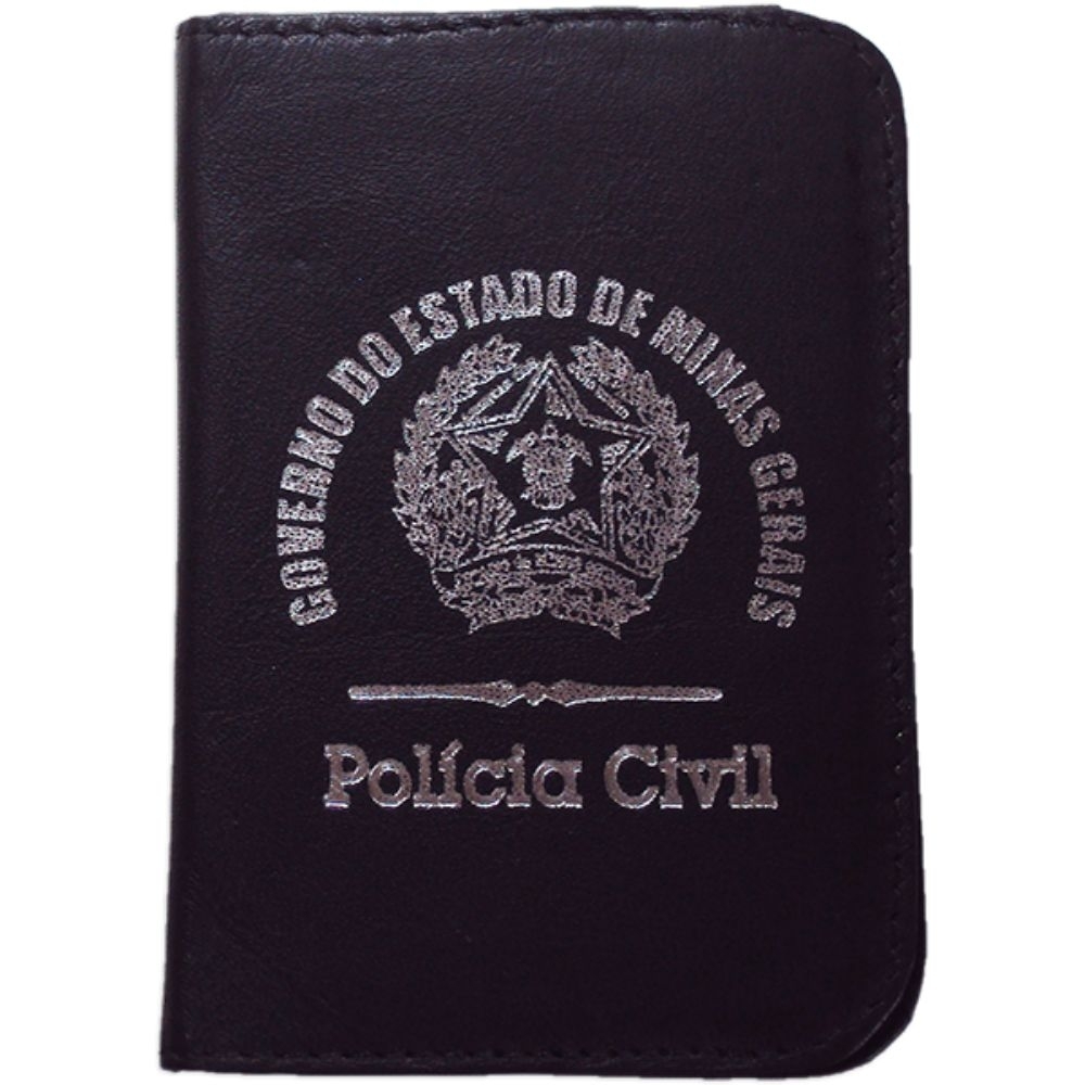 Carteira em Couro com Hot Stamp e Lingueta – Brasão Personalizado-064HS