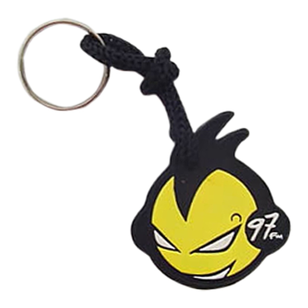 Chaveiro Emborrachado 2 Cores – Formato Personalizado e Alta Durabilidade-IN2