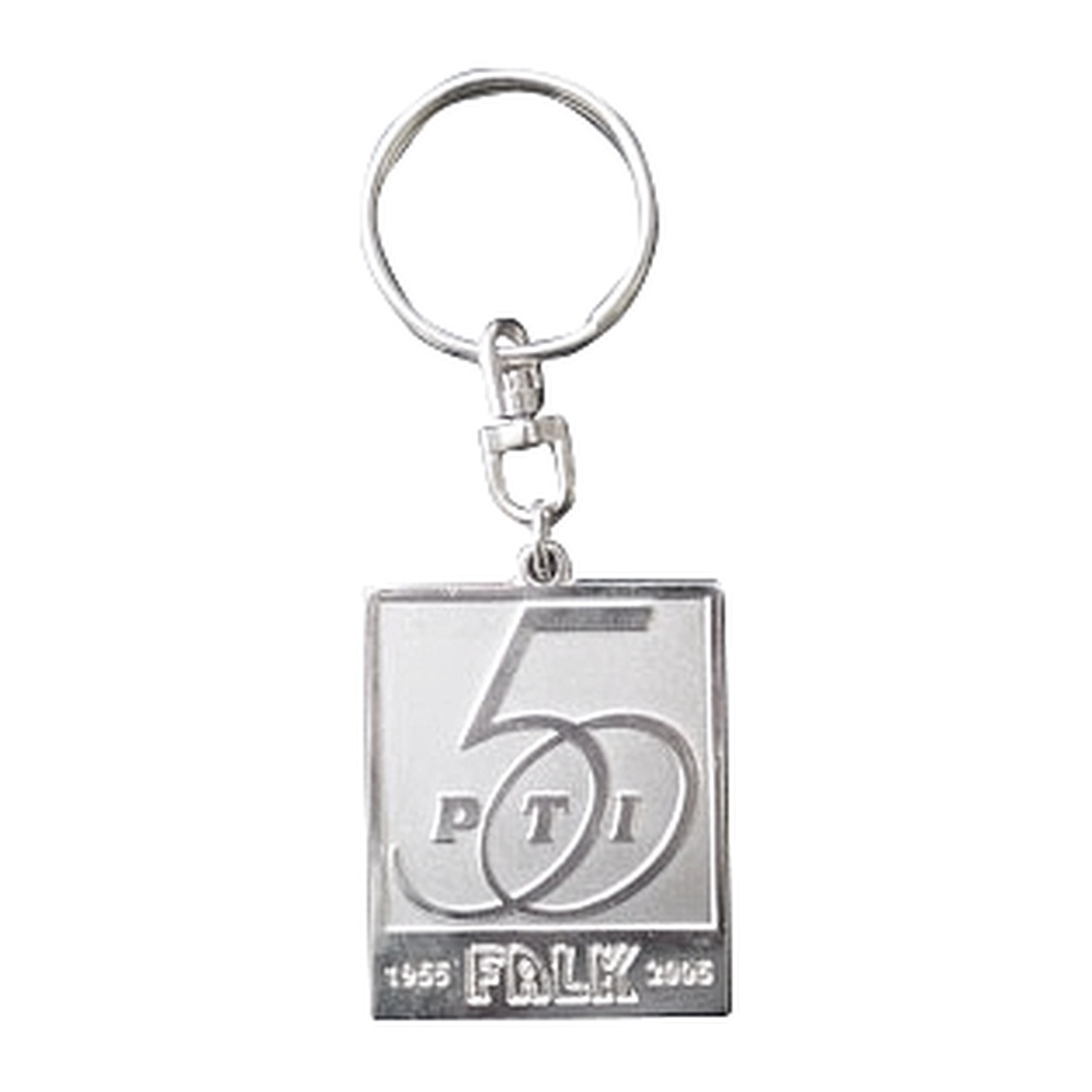 Chaveiro Estampado Níquel – Baixo Relevo com Pintura Eletrostática