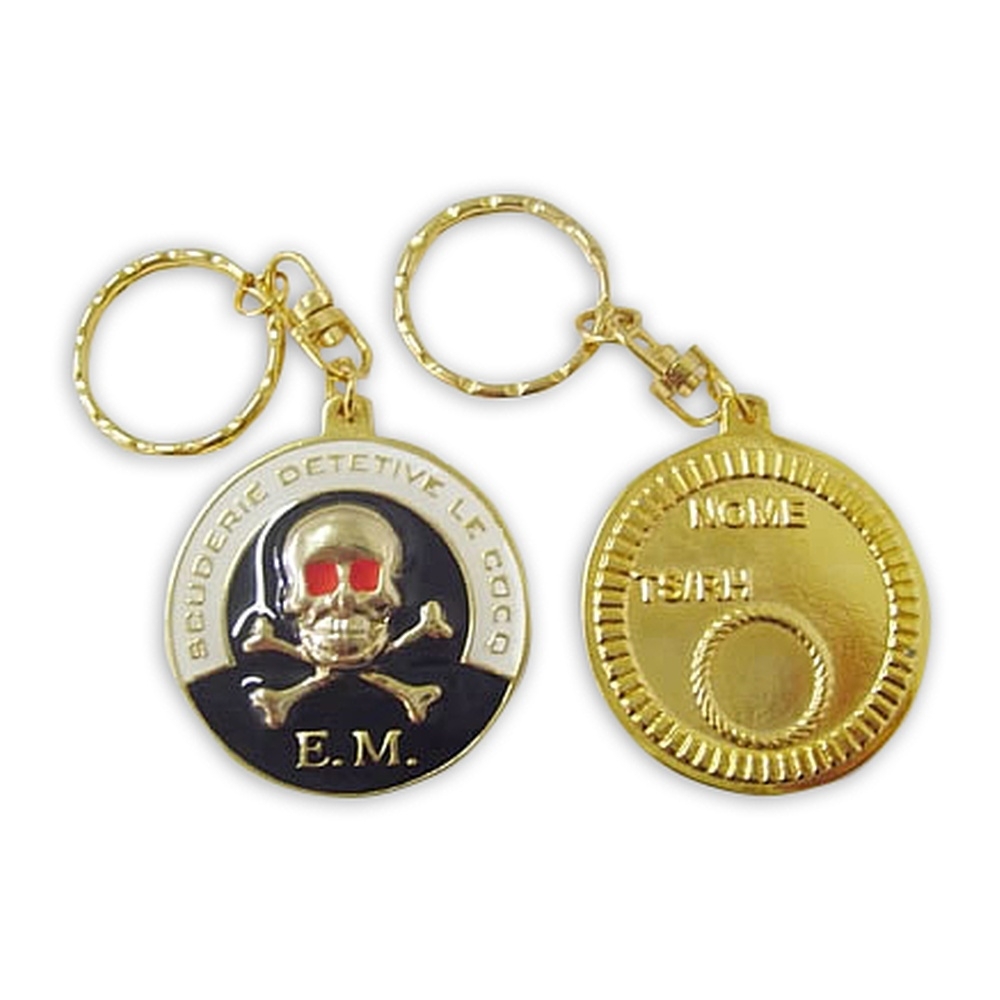 Chaveiro Fundido CF01 Redondo – Relevo Personalizado e Pintura Eletrostática-CFAM2