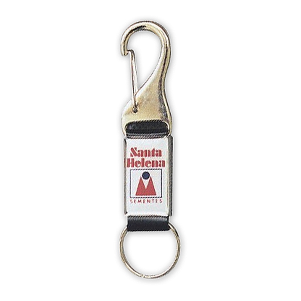 Chaveiro Perfil Personalizado – Mosquete em Metal com Resina Epóxi-102