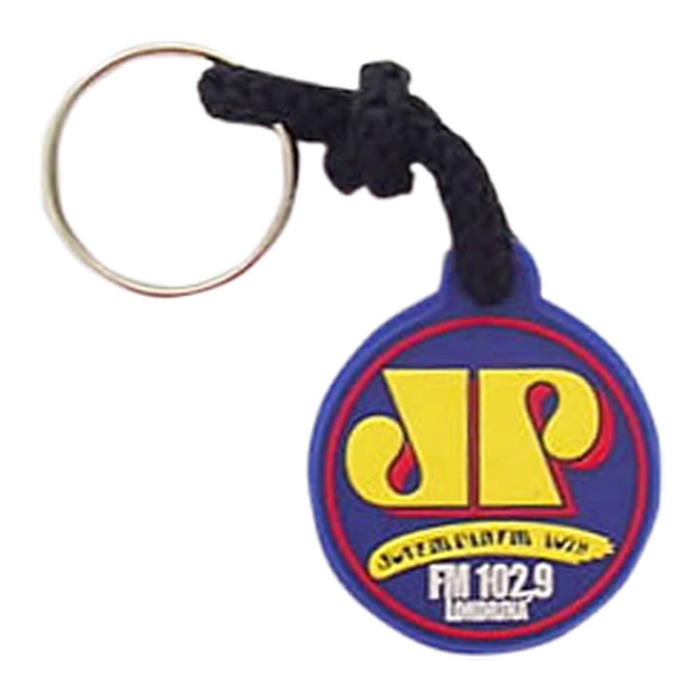Chaveiro Placa Emborrachado – Personalizado com Alto Relevo-INP