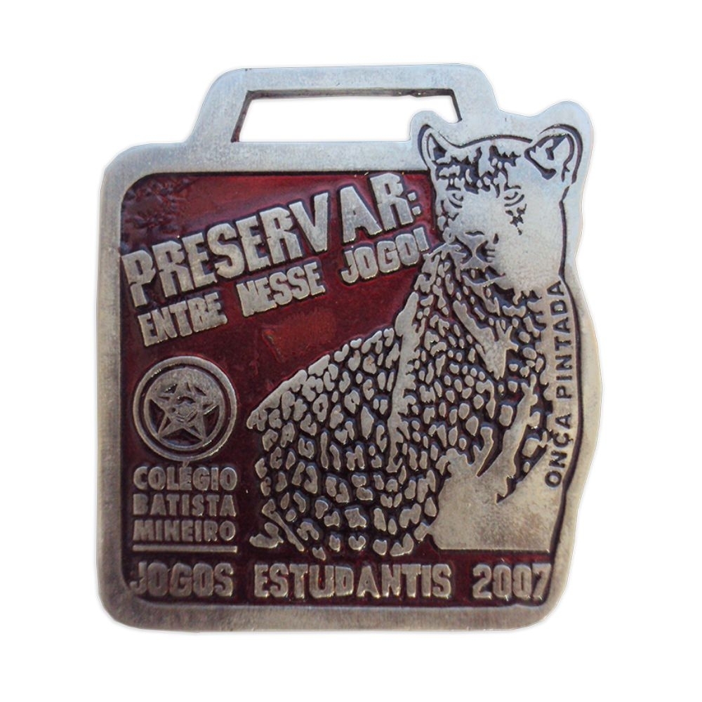 Medalha MECP3 Fundida em Zamac com Fita de Cetim – Acabamento Eletrostático-MECP2