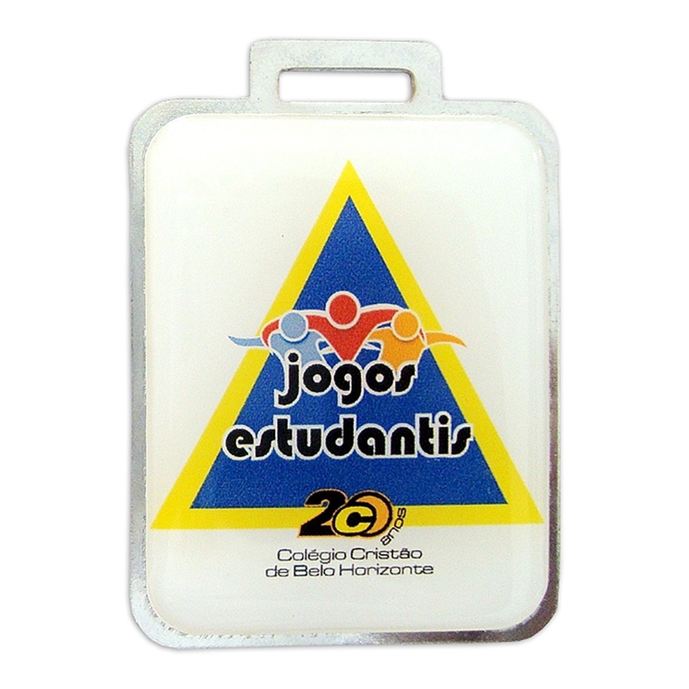 Medalha Resinada M – Personalizada com Resina Epóxi e Fita de Cetim-M55