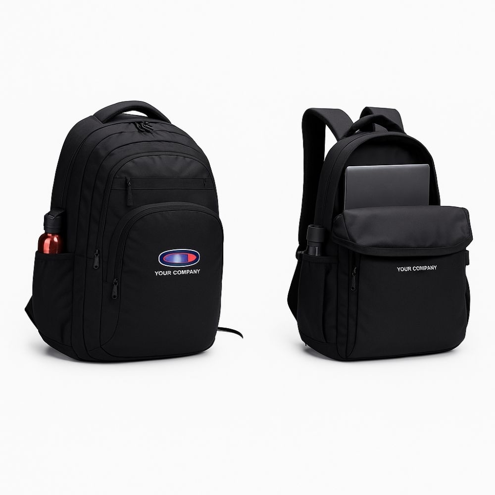 Mochila Personalizada em Lona com Compartimentos Internos-M473