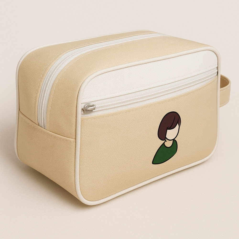 Necessaire com Bolso em Lona Personalizada – Prática e Estilosa-NC041