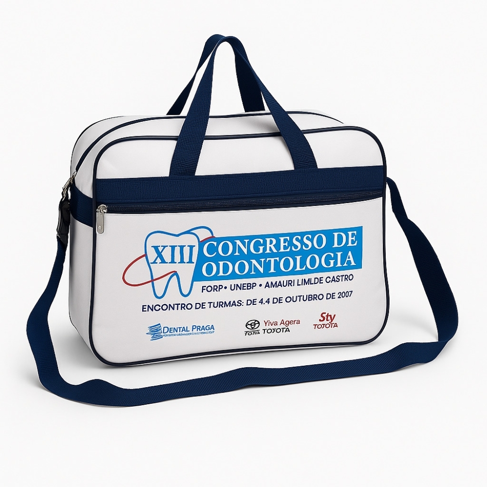 Pasta Personalizada com Bolso Frontal – Modelo Versátil com Alça Destacável-P105