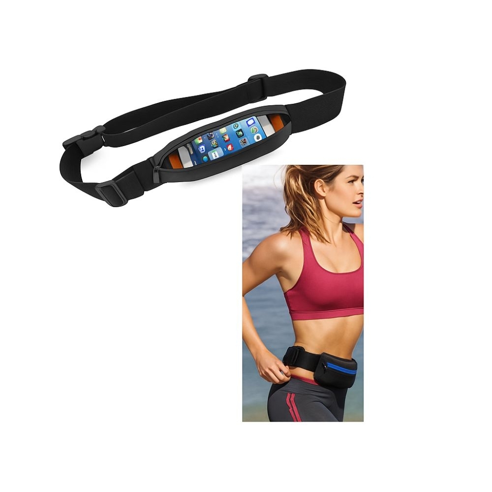 Pochete de Corrida em Nylon Paraquedas com Zíper – Personalizada-PO011