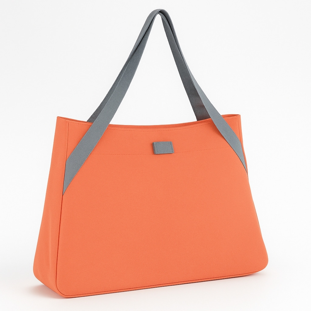 Sacola Personalizada com Alça Triângulo – Lona 600 com Bolso Frontal-SC107